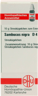 SAMBUCUS NIGRA D 4 Globuli 10 g