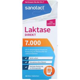 SANOTACT Laktase 7.000 FCC Mini-Tabletten 90 St.