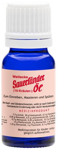 Sauerlaender 15 Kraeuter 75 ml Öl