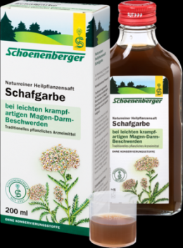 SCHAFGARBENSAFT Schoenenberger Heilpfl.Sfte 3X200 ml