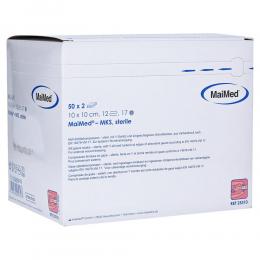 Ein aktuelles Angebot für SCHLITZKOMPRESSEN 10x10 cm steril 12fach 50 X 2 St Kompressen Verbandsmaterial - jetzt kaufen, Marke Maimed Gmbh.