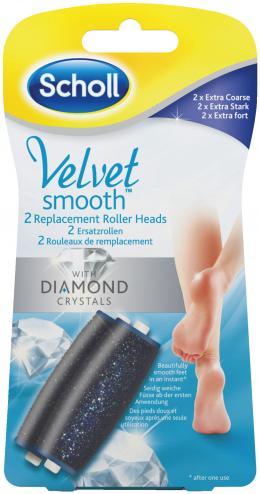 SCHOLL Velvet Smooth Pedi Wet & Dry Ersatzrollen extra stark 2 St ohne