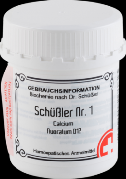 SCHSSLER Nr.1 Calcium fluoratum D 12 Tabletten 400 St