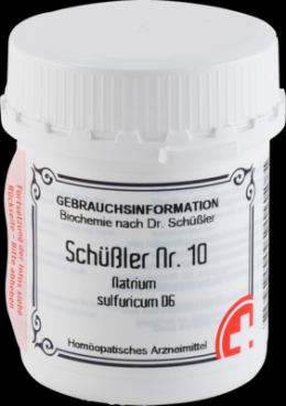 SCHSSLER Nr.10 Natrium sulfuricum D 6 Tabletten 400 St