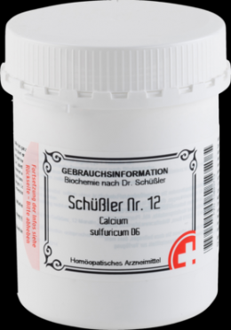 SCHSSLER Nr.12 Calcium sulfuricum D 6 Tabletten 1000 St
