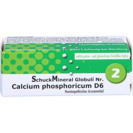 SCHUCKMINERAL Globuli 2 Calcium phosphoricum D 6 7,5 g