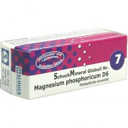 SCHUCKMINERAL Globuli 7 Magnesium phosphoricum D6 7.5 g Globuli