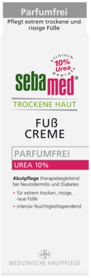 SEBAMED Trockene Haut parfümfrei Fußcreme Urea10% 100 ml