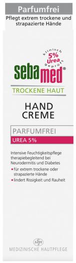 Ein aktuelles Angebot für SEBAMED Trockene Haut parfümfrei Handcreme Urea 5% 75 ml Creme Handpflege - jetzt kaufen, Marke Sebapharma GmbH & Co. KG.