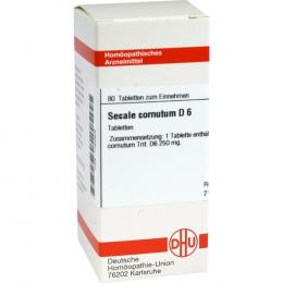 Ein aktuelles Angebot für SECALE CORNUTUM D 6 Tabletten 80 St Tabletten Homöopathische Einzelmittel - jetzt kaufen, Marke DHU-Arzneimittel GmbH & Co. KG.