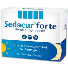 Sedacur forte Beruhigungsdragees 60 St Überzogene Tabletten