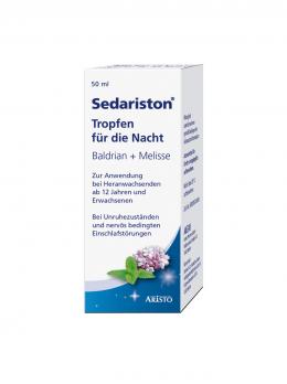 Ein aktuelles Angebot für Sedariston Tropfen für die Nacht Baldrian+Melisse 50 ml Flüssigkeit zum Einnehmen Durchschlaf- & Einschlafhilfen - jetzt kaufen, Marke Aristo Pharma GmbH.