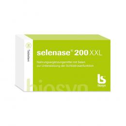 Ein aktuelles Angebot für selenase 200 XXL 90 St Tabletten Mineralstoffe - jetzt kaufen, Marke biosyn Arzneimittel GmbH.
