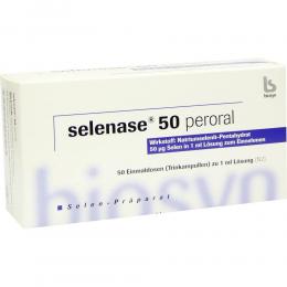 Ein aktuelles Angebot für Selenase 50 peroral 50 X 1 ml Lösung zum Einnehmen Multivitamine & Mineralstoffe - jetzt kaufen, Marke biosyn Arzneimittel GmbH.