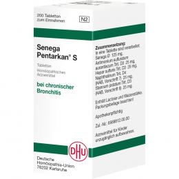 Ein aktuelles Angebot für SENEGA PENTARKAN S Tabletten 200 St Tabletten Homöopathische Einzelmittel - jetzt kaufen, Marke DHU-Arzneimittel GmbH & Co. KG.