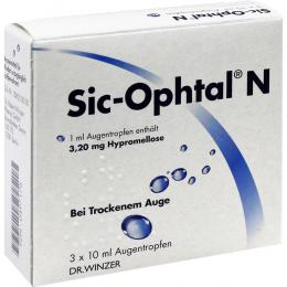 SIC OPHTAL N Augentropfen 3 X 10 ml Augentropfen