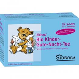 Ein aktuelles Angebot für Sidroga Bio Kinder-Gute-Nacht-Tee 20 X 1.5 g Tee Tees - jetzt kaufen, Marke Sidroga Gesellschaft für Gesundheitsprodukte mbH.