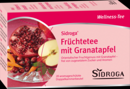 SIDROGA Wellness Frchtetee m.Granatapfel Filterb. 20X2.0 g