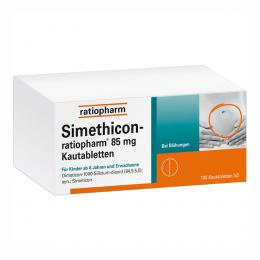 SIMETHICON-ratiopharm 85 mg Kautabletten 100 St Kautabletten