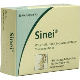 Ein aktuelles Angebot für SINEI Hartkapseln 30 St Hartkapseln Wechseljahre - jetzt kaufen, Marke Aristo Pharma GmbH.
