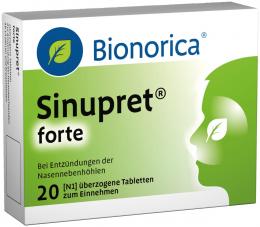 Sinupret® forte überzogene Tabletten 20 St Überzogene Tabletten