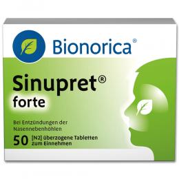 Sinupret® forte überzogene Tabletten 50 St Überzogene Tabletten