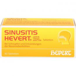 SINUSITIS HEVERT SL Tabletten 40 St.