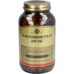 SOLGAR Magnesium Citrat 200 mg Tabletten 120 St.