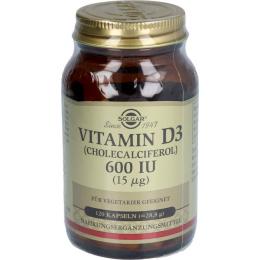 SOLGAR Vitamin D3 600 I.E. Kapseln 120 St.