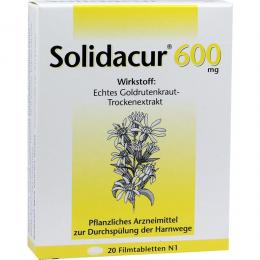 Ein aktuelles Angebot für SOLIDACUR 600 mg Filmtabletten 20 St Filmtabletten Blasen- & Harnwegsinfektion - jetzt kaufen, Marke Rodisma-Med Pharma GmbH.