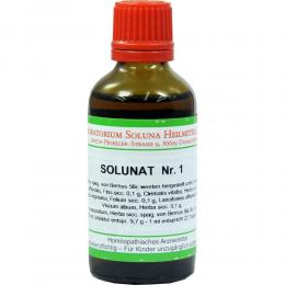 Ein aktuelles Angebot für Solunat Nr. 1 50 ml Tropfen Naturheilmittel - jetzt kaufen, Marke Laboratorium Soluna Heilmittel GmbH.