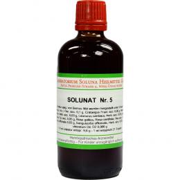 Ein aktuelles Angebot für SOLUNAT Nr.5 Tropfen 100 ml Tropfen Naturheilkunde & Homöopathie - jetzt kaufen, Marke Laboratorium Soluna Heilmittel GmbH.