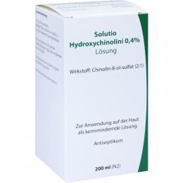 SOLUTIO HYDROXYCHIN. 0,4% 200 ml Lösung
