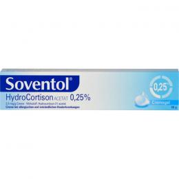 SOVENTOL Hydrocortisonacetat 0,25% Creme 50 g