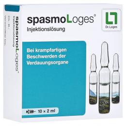 Ein aktuelles Angebot für SPASMOLOGES Injektionslösung 2 ml Ampullen 10 St Ampullen  - jetzt kaufen, Marke Dr. Loges + Co. GmbH.
