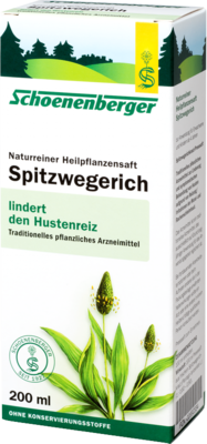 SPITZWEGERICHSAFT Schoenenberger 200 ml
