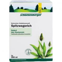 SPITZWEGERICHSAFT Schoenenberger 600 ml