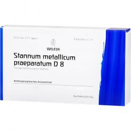 STANNUM METALLICUM praeparatum D 8 Ampullen 8 X 1 ml Ampullen