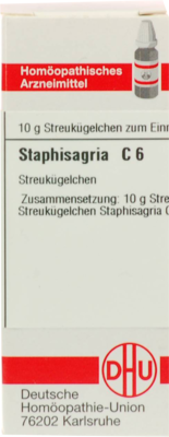 STAPHISAGRIA C 6 Globuli 10 g