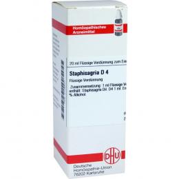 STAPHISAGRIA D 4 Dilution 20 ml Dilution
