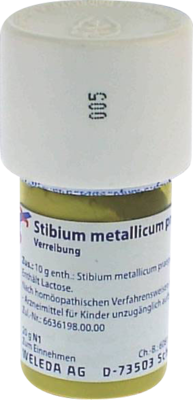 STIBIUM METALLICUM PRAEPARATUM D 10 Trituration 20 g