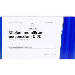 STIBIUM METALLICUM PRAEPARATUM D 30 Ampullen 8 ml