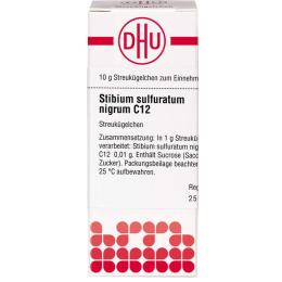 STIBIUM SULFURATUM NIGRUM C 12 Globuli 10 g