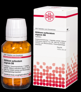 STIBIUM SULFURATUM NIGRUM D 8 Tabletten 200 St