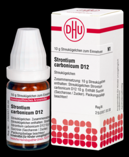 STRONTIUM CARBONICUM D 12 Globuli 10 g