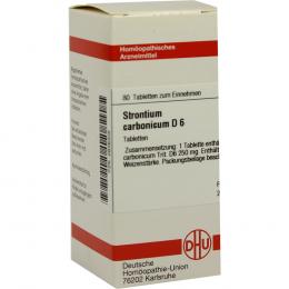 STRONTIUM CARBONICUM D 6 Tabletten 80 St Tabletten