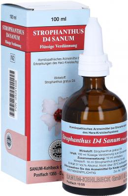 Ein aktuelles Angebot für STROPHANTHUS D 4 Sanum Tropfen 100 ml Tropfen Homöopathische Einzelmittel - jetzt kaufen, Marke Sanum-Kehlbeck GmbH & Co. KG.