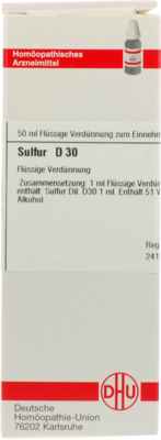 SULFUR D 30 Dilution 50 ml