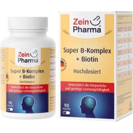SUPER B-KOMPLEX+Biotin Kapseln ZeinPharma 90 St.