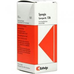SYNERGON KOMPLEX 136 Spongia Tropfen 50 ml